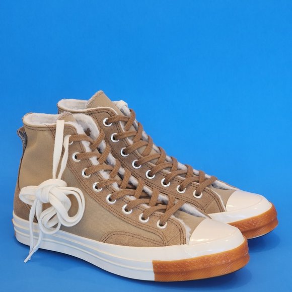 Converse Other - Converse Chuck 70 Hi Lined Colorblock 'Nomad Khaki' Unisex Sneakers A04410C NWT